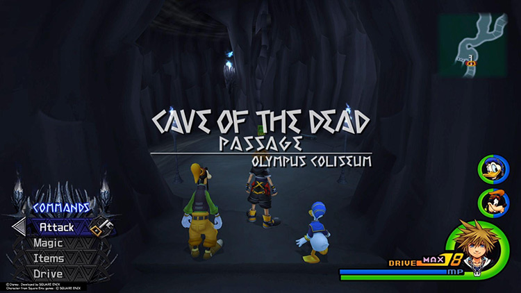 It’s Sora who will make the dead for this cave / KH2FM