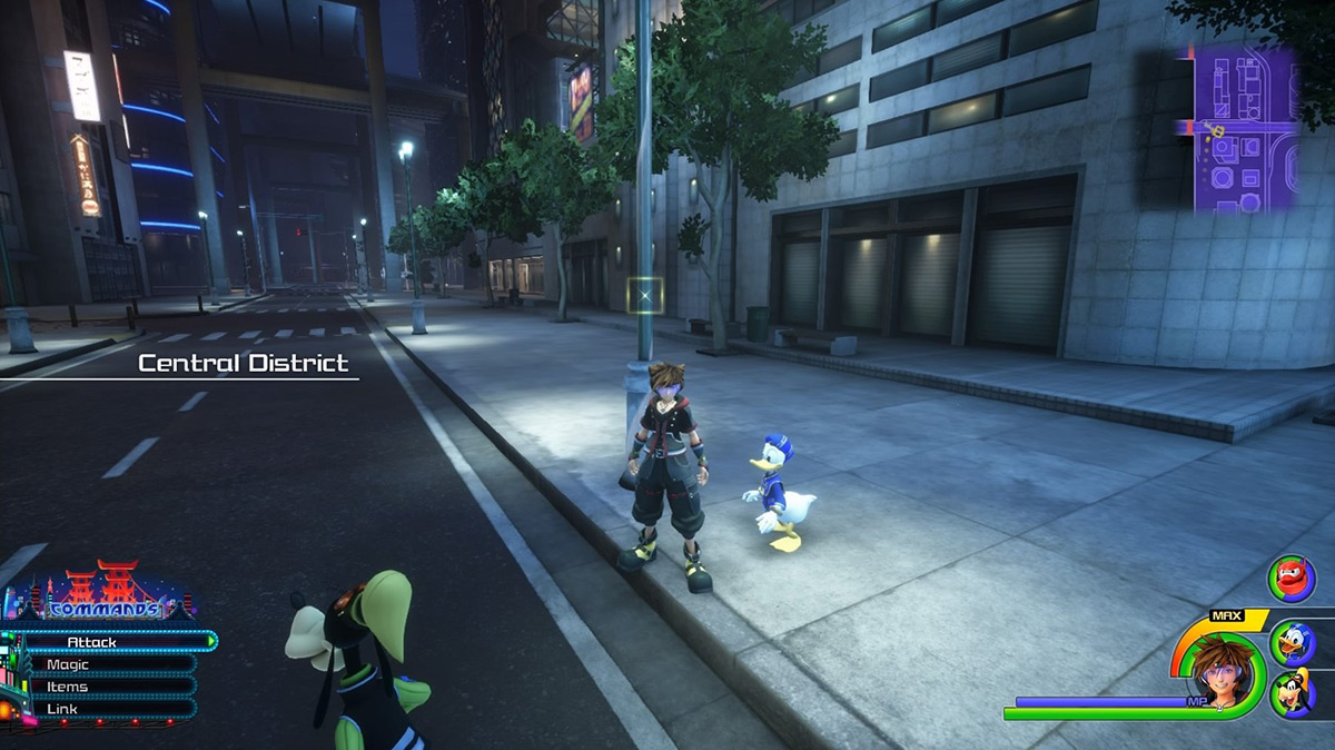 Sora reaches the Central District / Kingdom Hearts 3