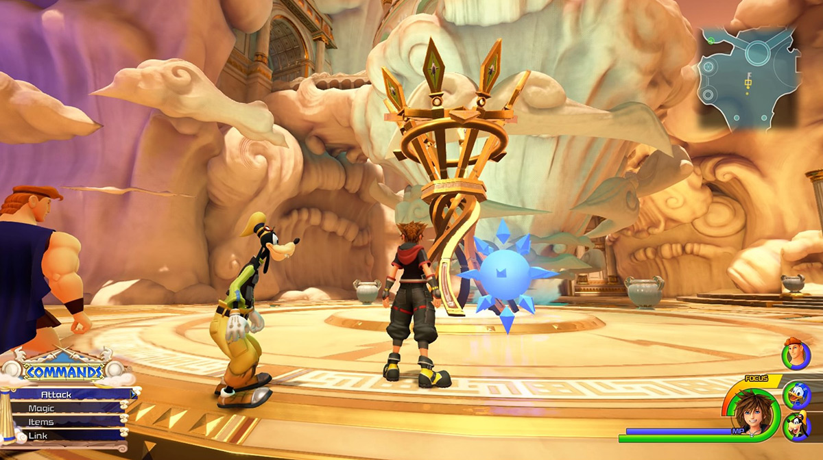 Sora arrives at Battlegate 1 / Kingdom Hearts 3