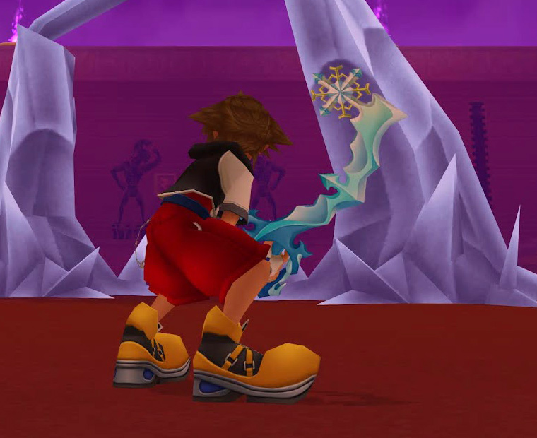 Sora with the Diamond Dust Keyblade