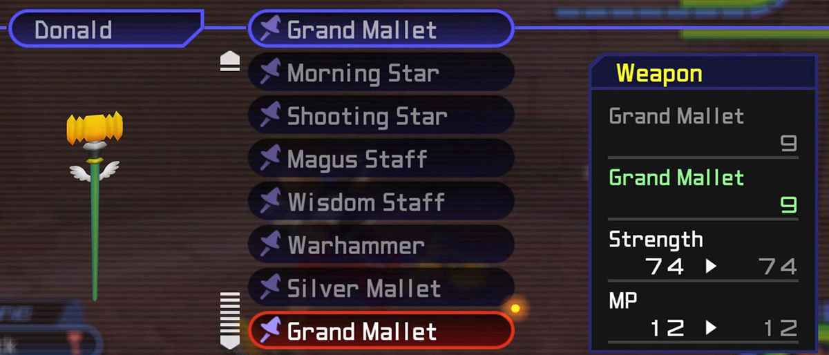 Grand Mallet stats page