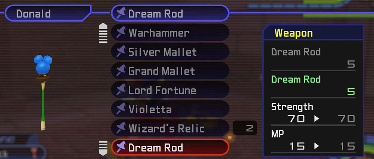 Dream Rod Stats