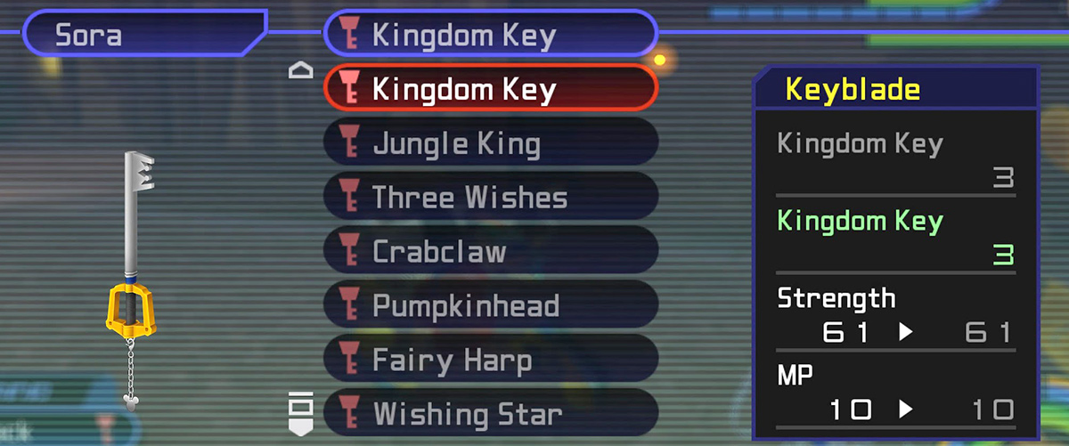 Kingdom Key Stats