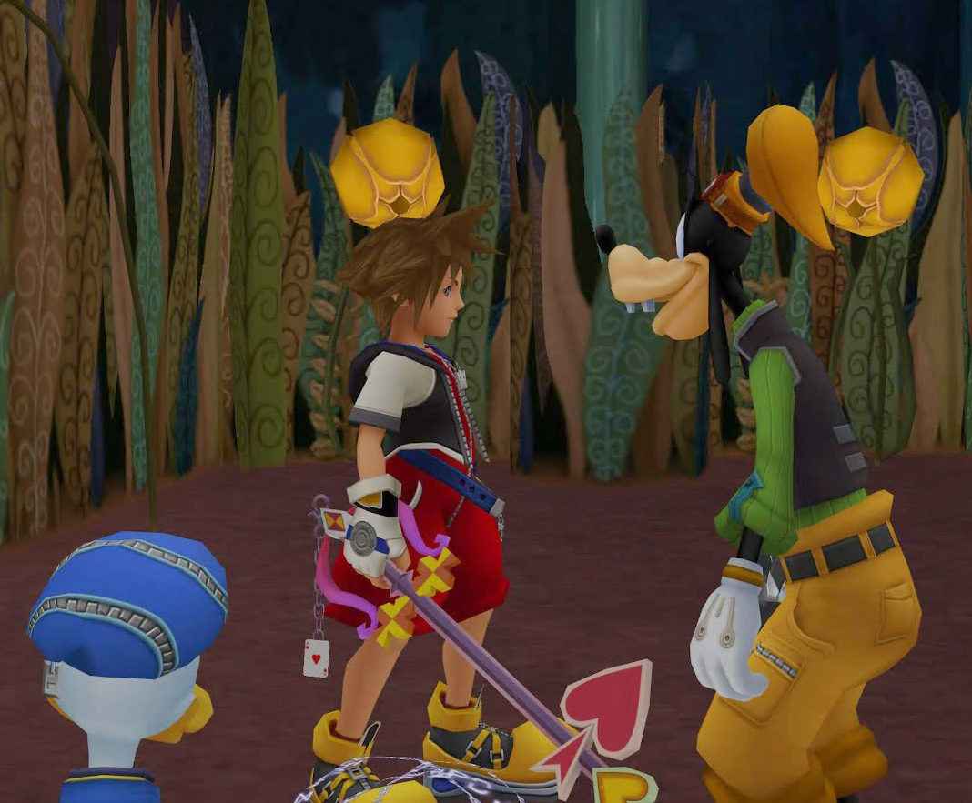 Sora with the Lady Luck Keyblade