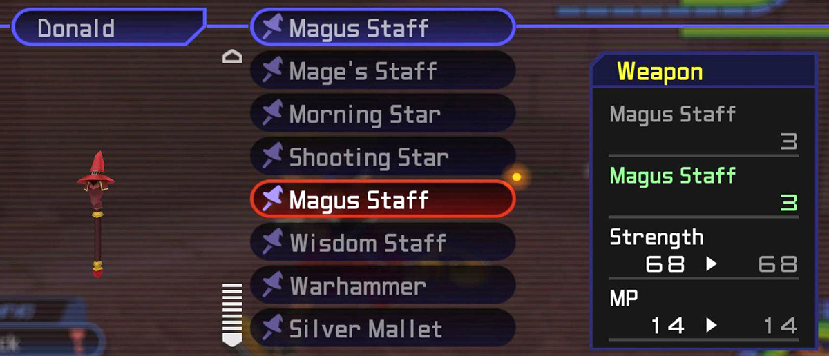 Magus Staff stats