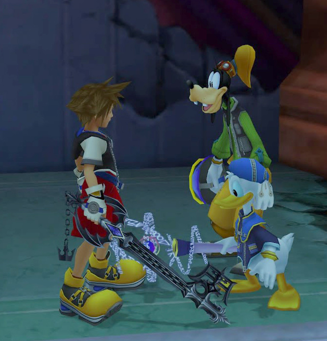 Sora with the Oblivion Keyblade