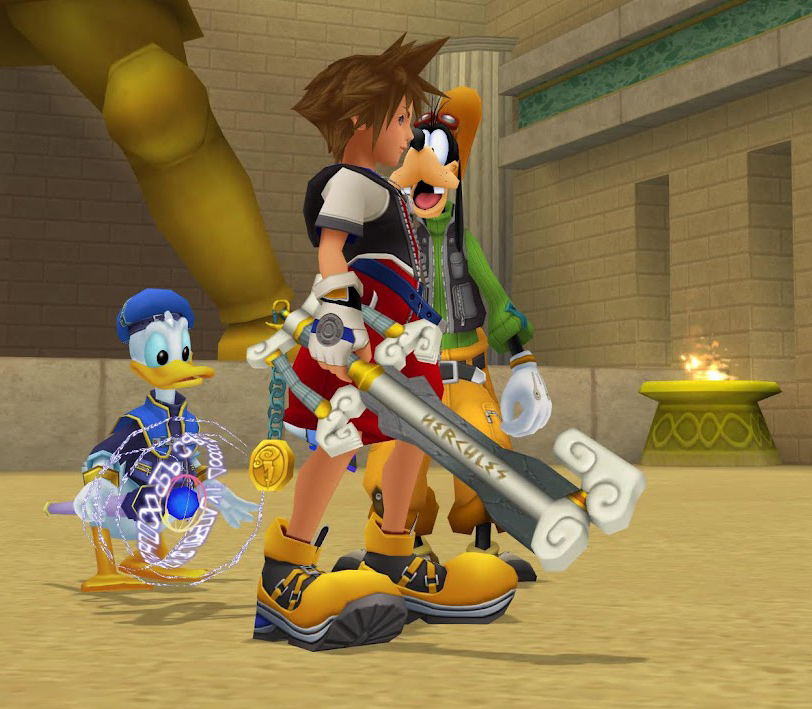 Sora with the Olympia Keyblade