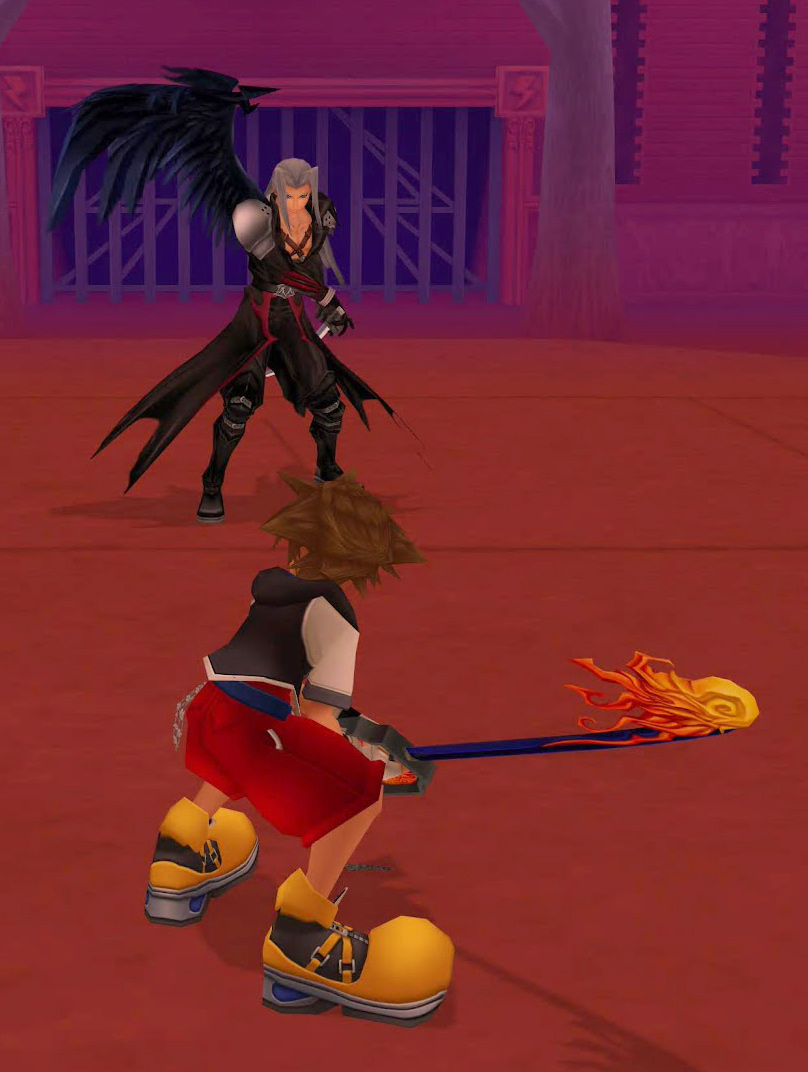 Sora with the One-Winged Angel Keyblade