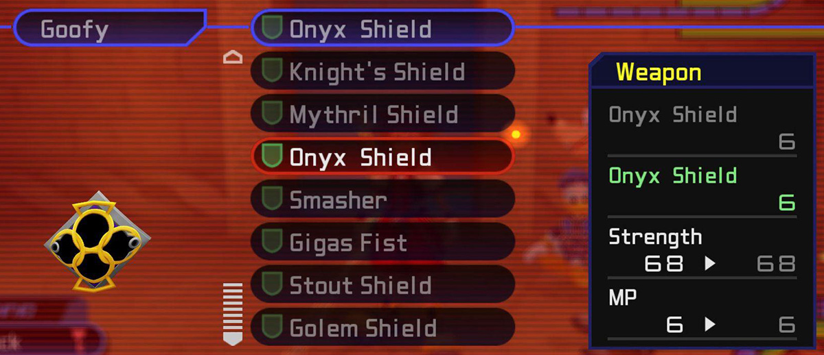 Onyx shield stats