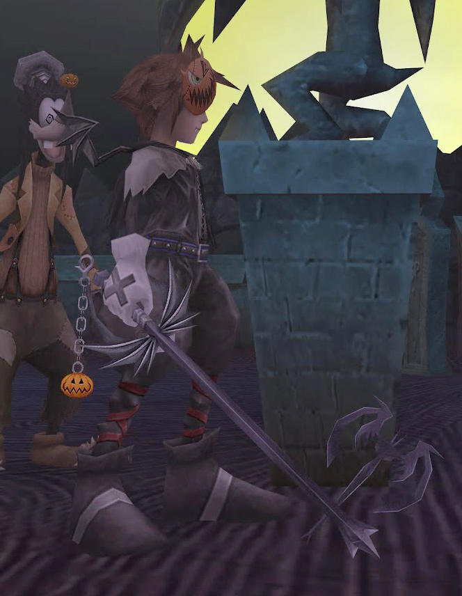 Sora with the Pumpkinhead Keyblade