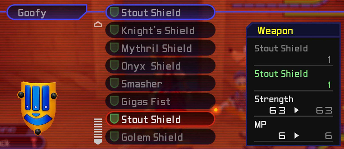 Stout Shield stats