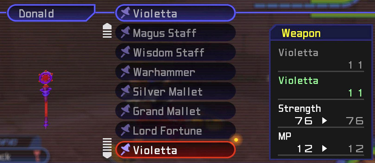 Violetta stats