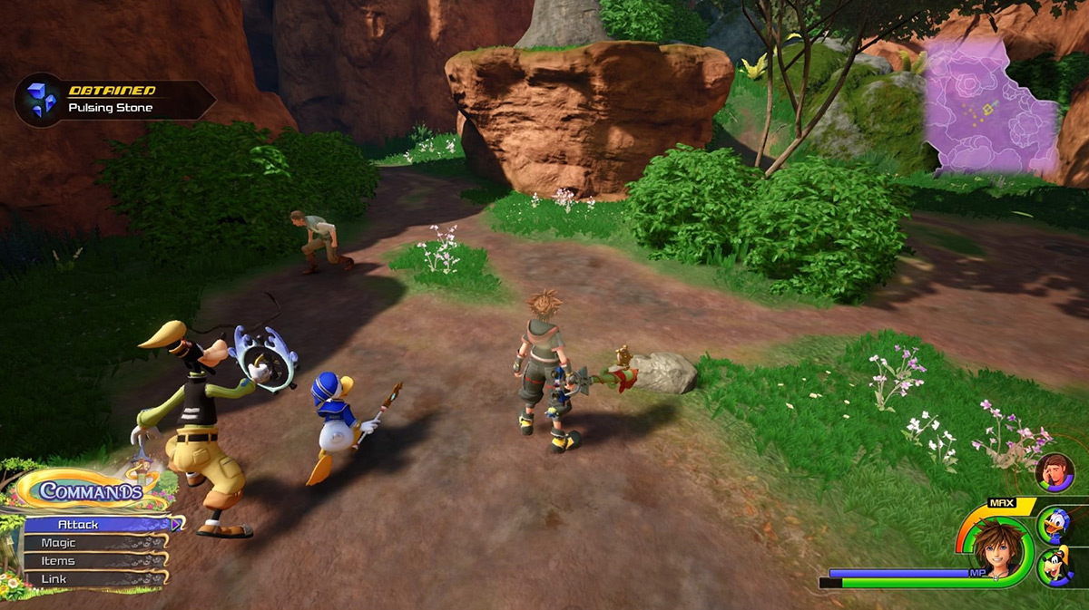 Pulsing Stone obtained / Kingdom Hearts 3