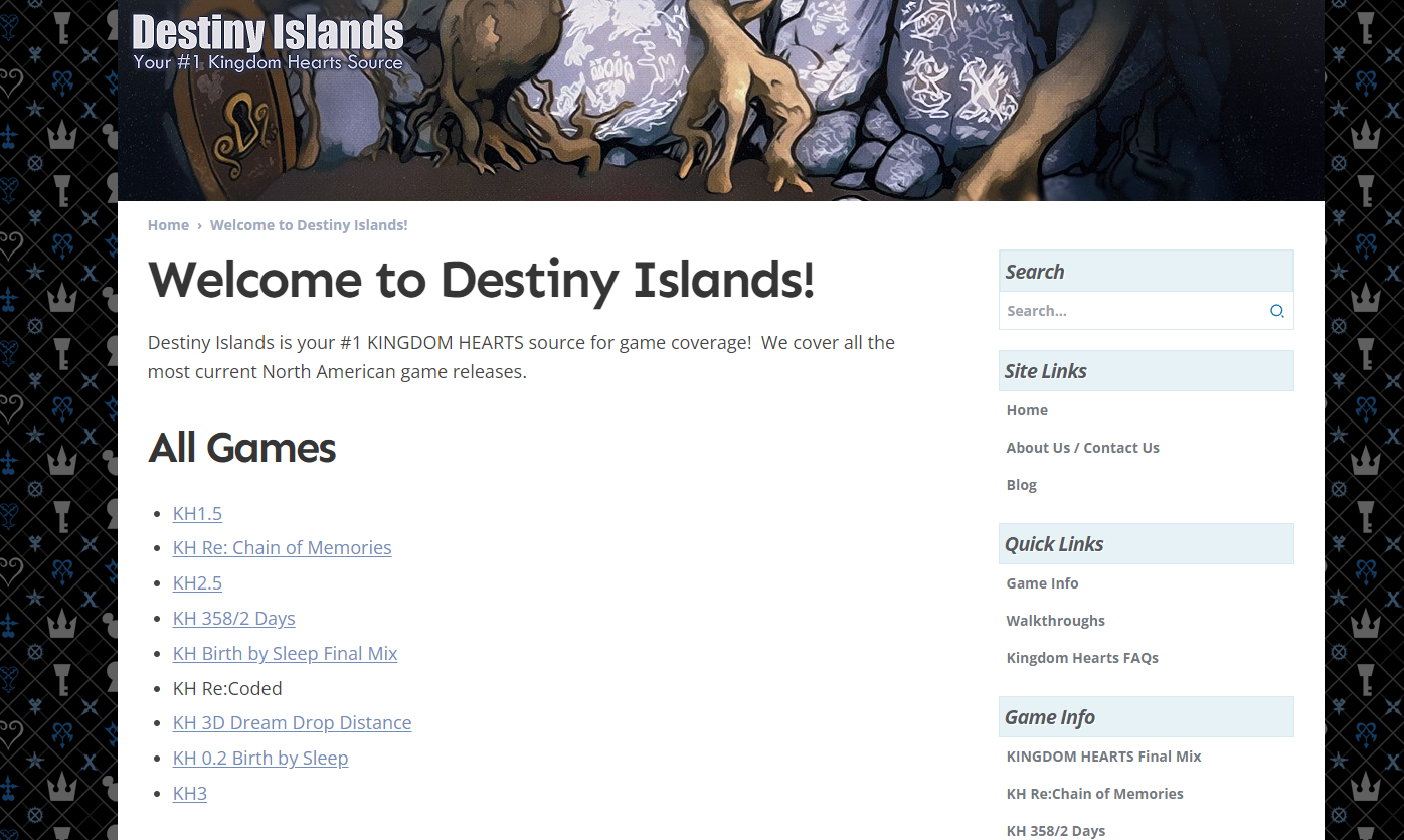 DestinyIslands.com v7 screenshot - circa 2024