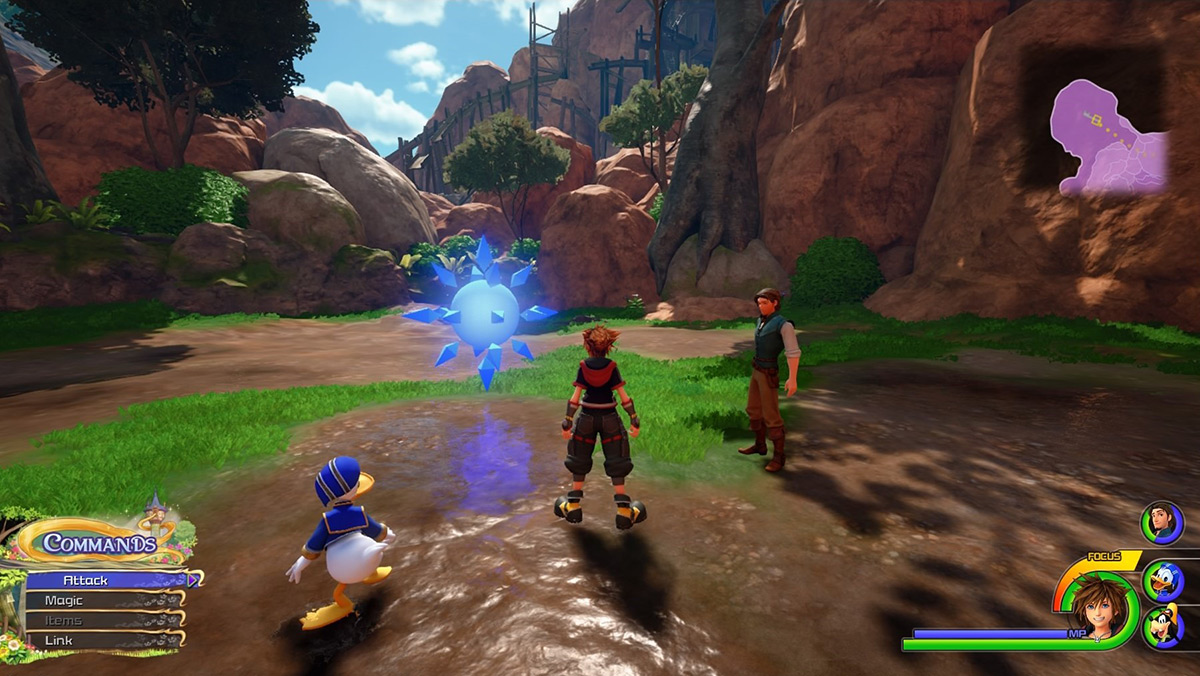 Sora reaches the entrance to Battlegate 6 / Kingdom Hearts 3