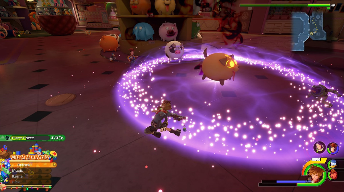 Watch out for the Bouncy Pet’s squash attack / Kingdom Hearts 3