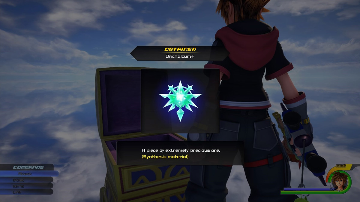 Orichalcum+ obtained / Kingdom Hearts 3