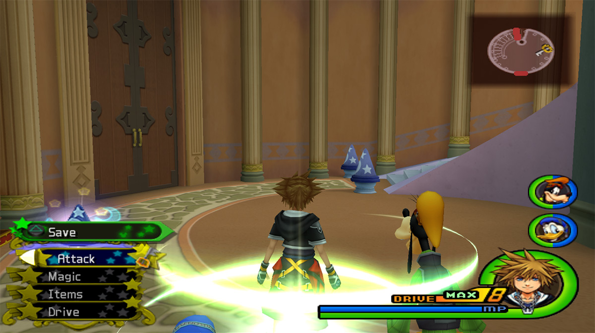 Tower: Entryway save point / Kingdom Hearts 2.5