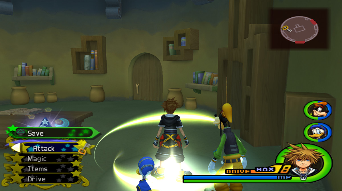 Tower: Sorcerer’s Loft save point / Kingdom Hearts 2.5