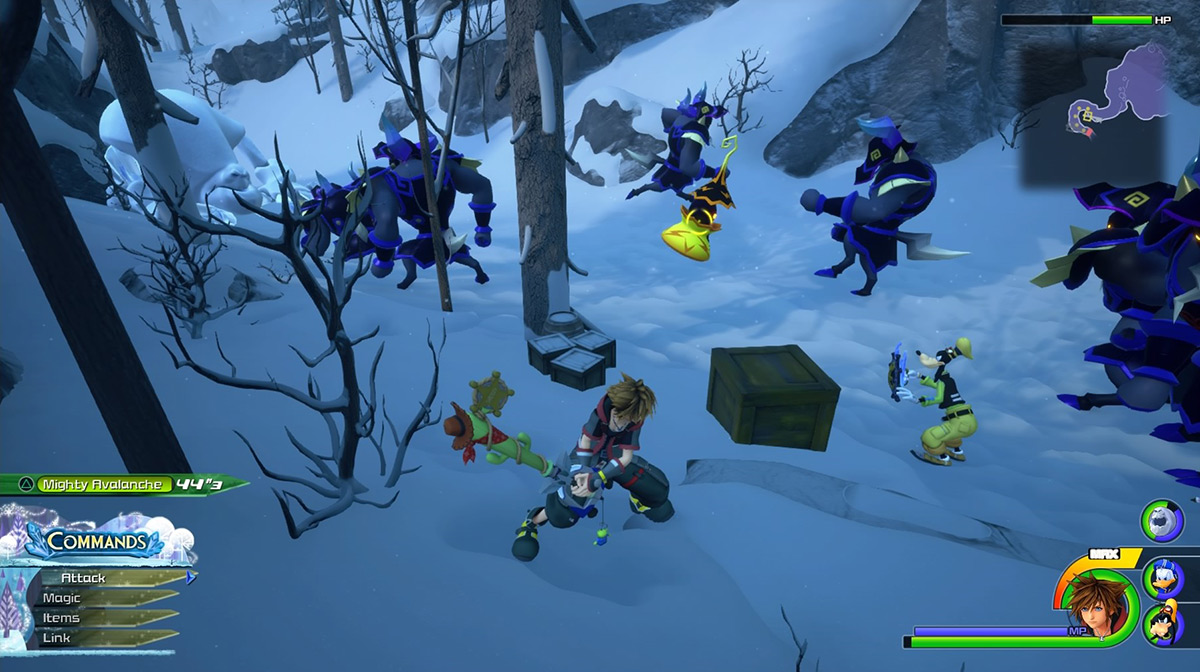 Look for a yellow crate where the Satyrs spawn to find Cod / Kingdom Hearts 3