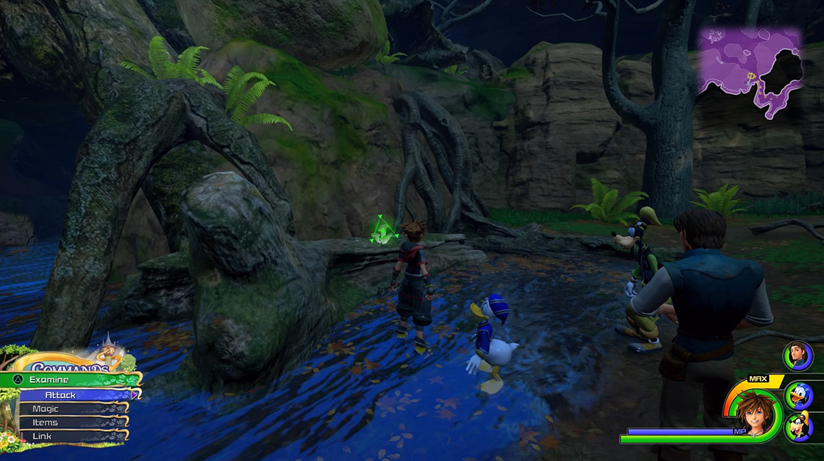 Find mushrooms south of the Marsh that give Chanterelle / Kingdom Hearts 3