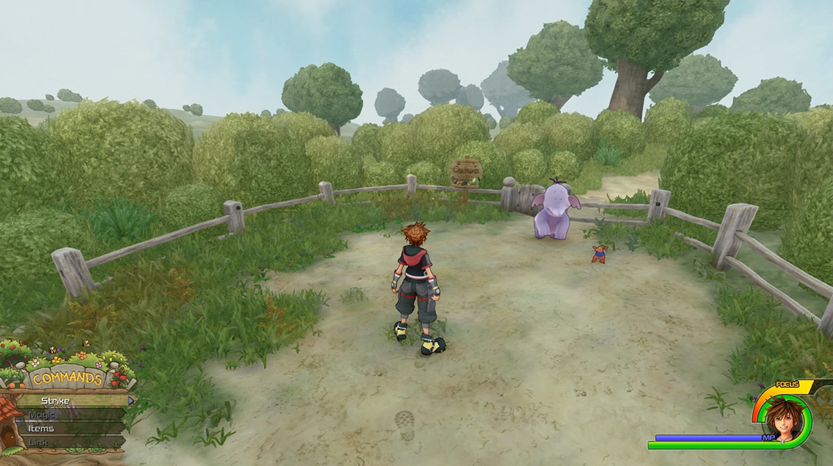 Check the sign near Lumpy to play the minigame / Kingdom Hearts 3