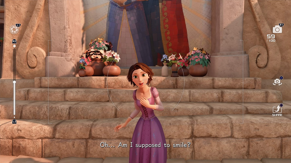 Rapunzel with a picture-perfect smile / Kingdom Hearts 3