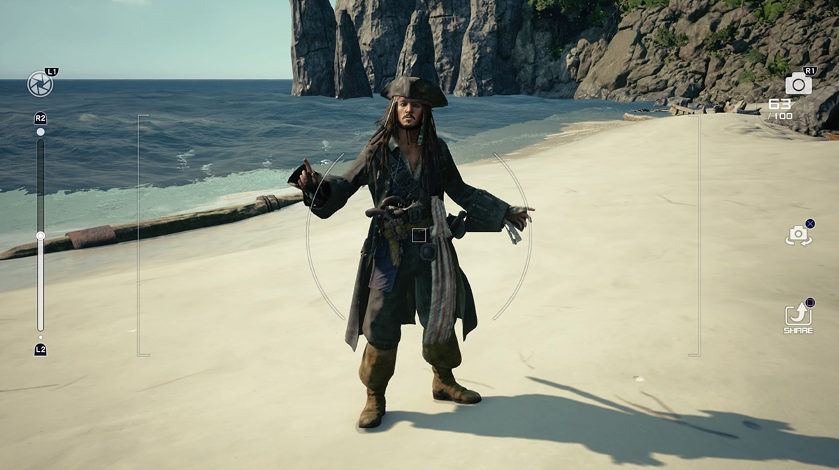 The quintessential Captain Jack Sparrow pose / Kingdom Hearts 3